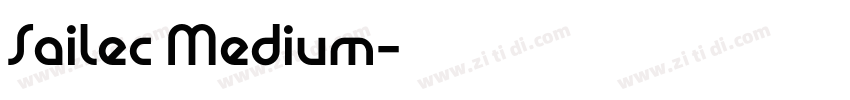 Sailec Medium字体转换